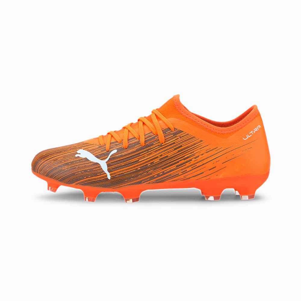 Puma ULTRA 3.1 FG/AG Férfi Focicipő - Narancssárga/Fekete ( Hungary - KJNUR4970 )